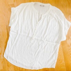 J. Crew Point Sur Short Sleeve Henley Blouse ✨